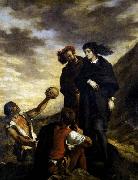 Eugene Delacroix Hamlet and Horatio in the Graveyard oil on canvas